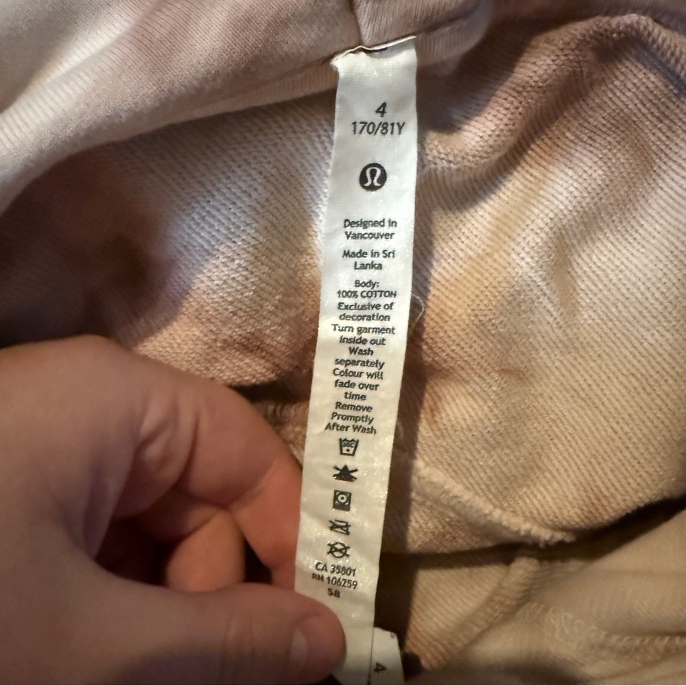 Lululemon All Yours Hoodie Women’s Size 4 Earth Dye Clay Pullover Casual - Picture 7 of 7